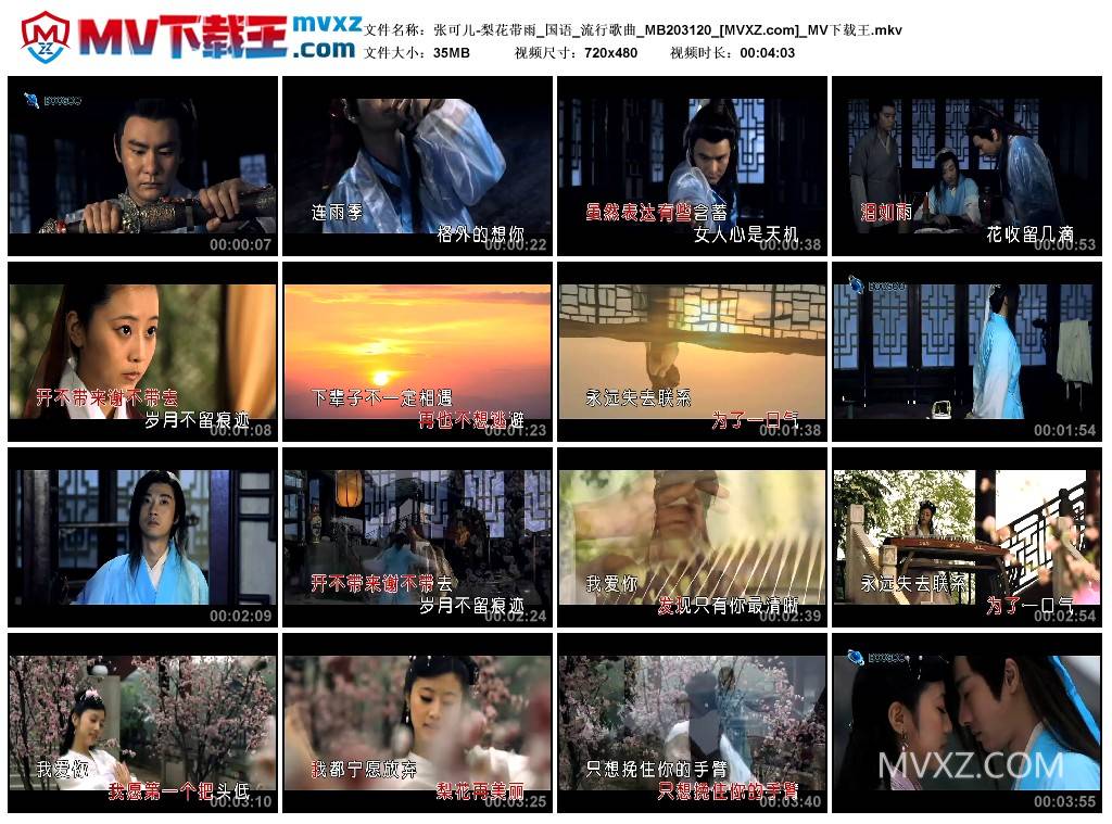 张可儿-梨花带雨_国语_流行歌曲_MB203120